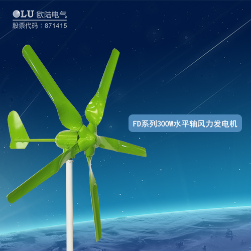 FD系列300W水平軸風(fēng)力發(fā)電機